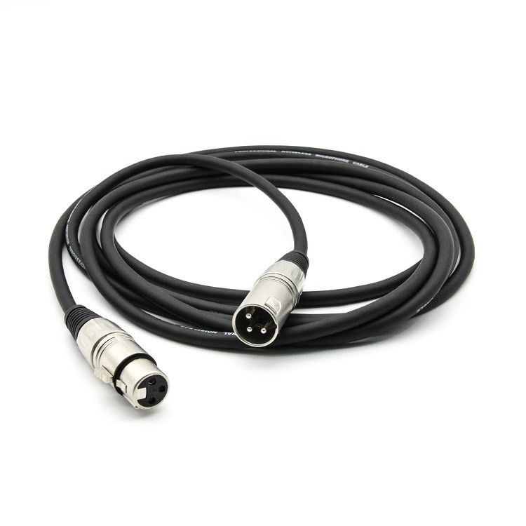 10ft XLR เพศชายไป XLR เพศหญิง คอนเดนเซอร์ไมค์เคเบิลสําหรับเวทีและดนตรีสด