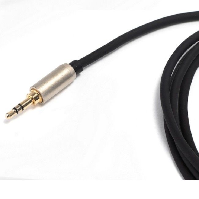 3.5 มิลลิเมตร RCA เพศชายถึงสอง เพศ Y สายเสียง สีดํา ความยาวสายต่าง ๆ