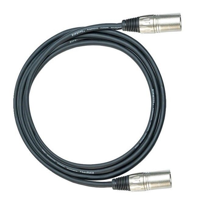 สายไมโครโฟน XLR 3 ปิน สายไมโครโฟนชายต่อหญิง สายไมโครโฟนสีดํา สาย XLR