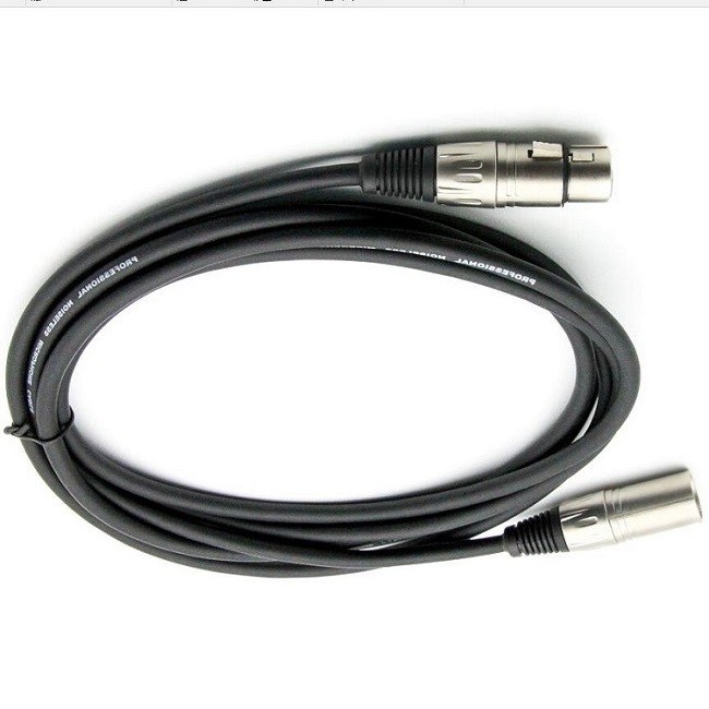 สายไมโครโฟน XLR ขนาด 30 ฟุต สาย OFC สายนําทองแดง และโล่ทองแดง