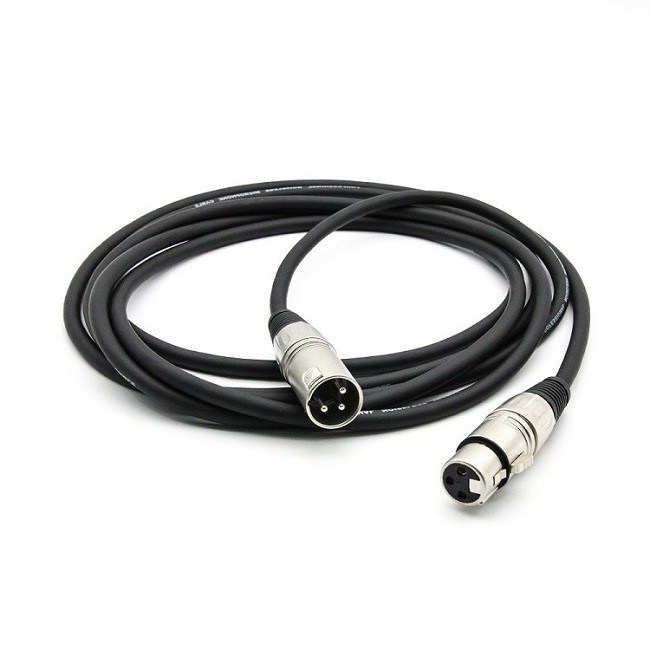 สายไมโครโฟน XLR ขนาด 30 ฟุต สาย OFC สายนําทองแดง และโล่ทองแดง