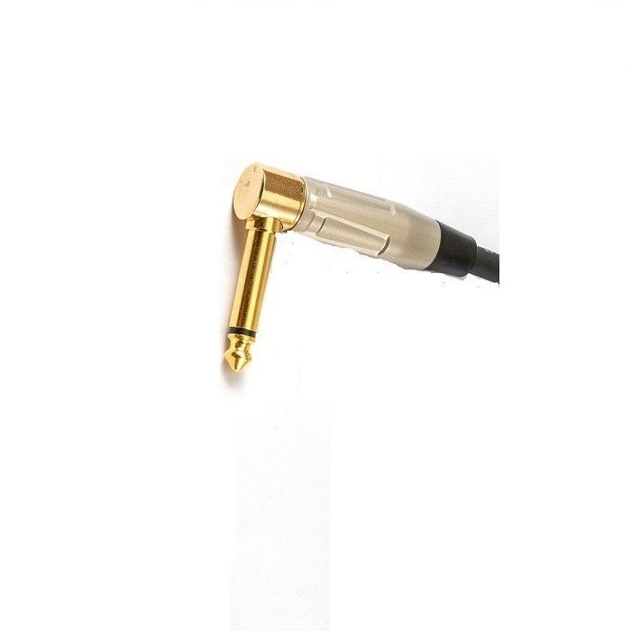 22 Awg Bass Guitar Cable 1/4 Inch Straight To 1/4 Inch Angled Bass Amp Cord สําหรับเครื่องปรับเสียง