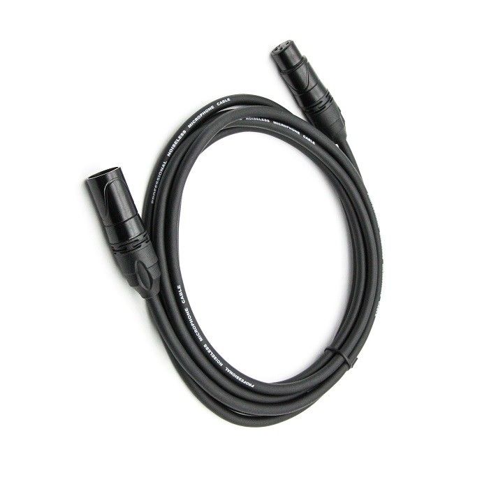 AWG 24 XLR สายไมโครโฟน สีดํา XLR ชายไป XLR สายไมโครโฟนหญิงสําหรับเครื่องผสม