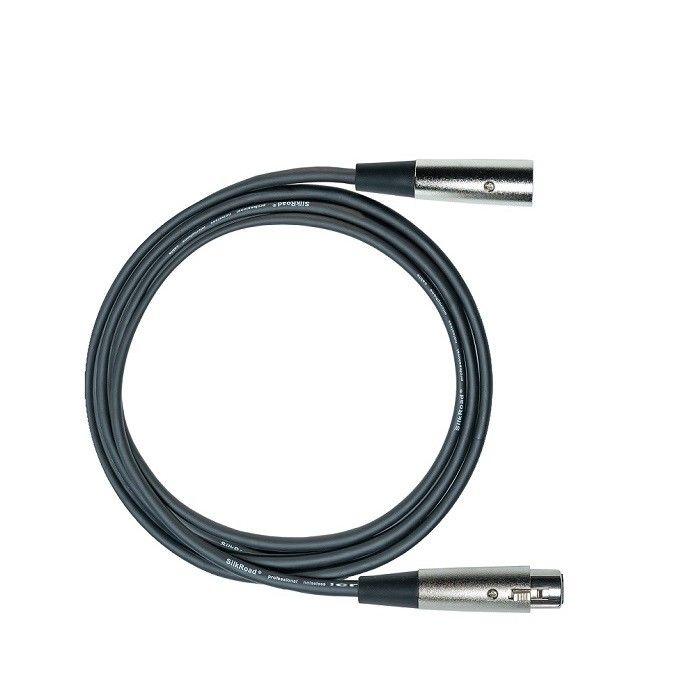 3-9m XLR ไมโครโฟนสายสายดํา XLR ชายไป XLR สตรี ไมโครโฟนสายสําหรับไมโครโฟน