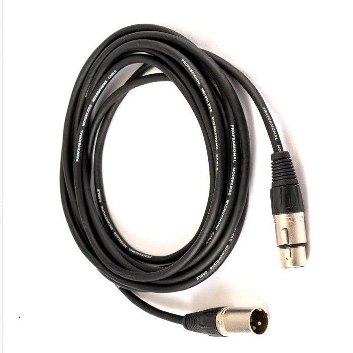 10FT XLR ชายไปยังสายไมโครโฟนหญิง