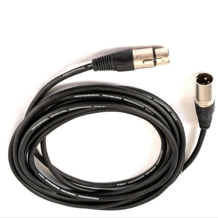 10FT XLR ชายไปยังสายไมโครโฟนหญิง