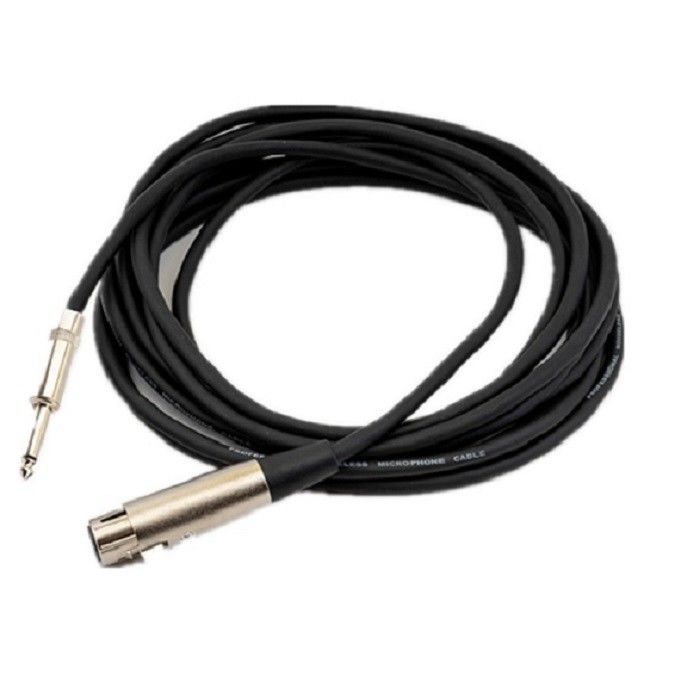 Xlr ถึง Xlr สายไมโครโฟน 1/4 นิ้ว 10 ฟุต สาย XLR ชายถึงหญิง สายไมโครโฟน