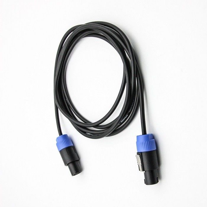 12 AWG ทองแดงบริสุทธิ์ Speakon Connector Wiring 2.5 SQ Speaker PA Patch Cable DJ Wires สําหรับแอมเปอร์ 10.1 มม.