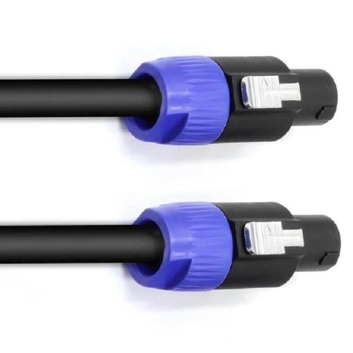Speakon To Speakon สเปคเกอร์เคเบิล 4 คอร์ส สเปคเกอร์เคเบิล 12 AWG แพทช์คอร์ด 12 Gauge DJ สาย