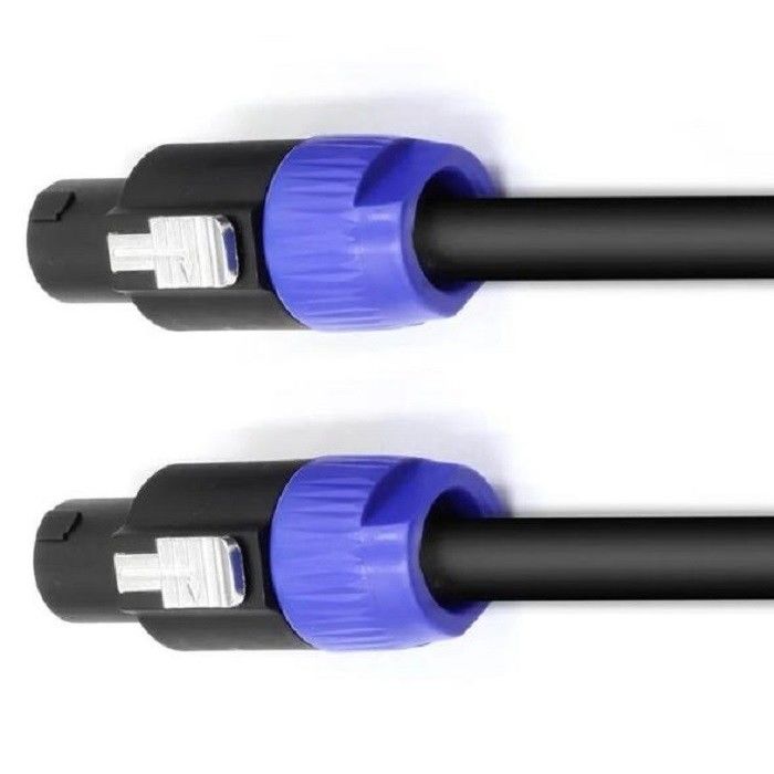 2.5mm Speaker Wire To Speakon 12 AWG Speaker Patch Cords 12 Gauge DJ Wires สายไฟที่ใช้กับเครื่องเสียง