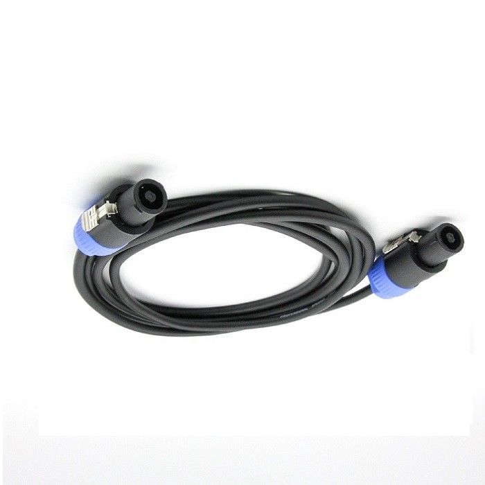 1.25 SQ Speaker Cable 16 Gauge Speakon Cable สายเสียงเพศชายต่อเพศชายสําหรับเครื่องเติมเสียง