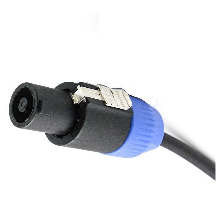 1.25 SQ Speaker Cable 16 Gauge Speakon Cable สายเสียงเพศชายต่อเพศชายสําหรับเครื่องเติมเสียง