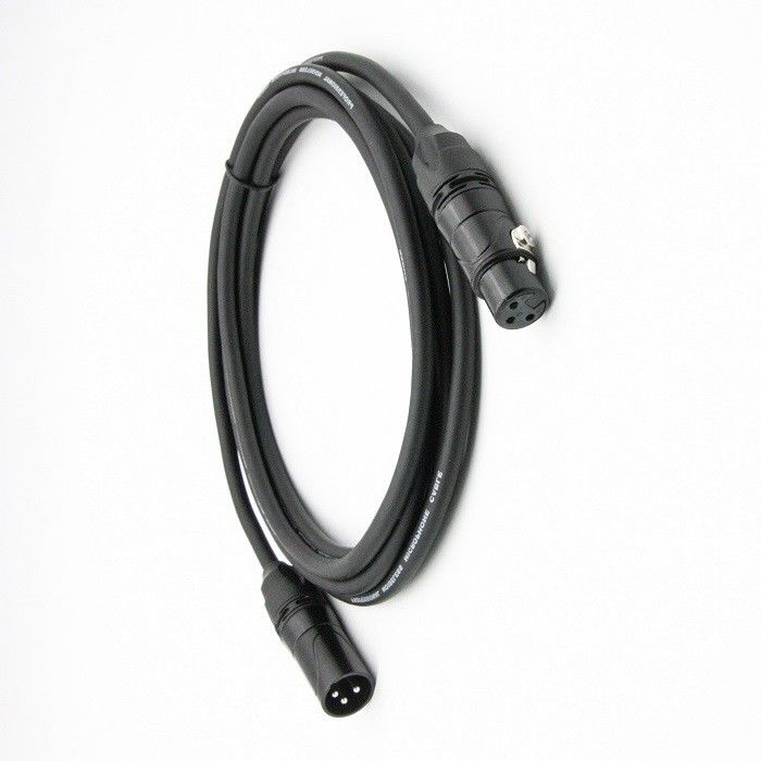 3pin XLR Microphone Cables Copper Shield Mic XLR ไปยัง XLR คอร์ดปาทช์