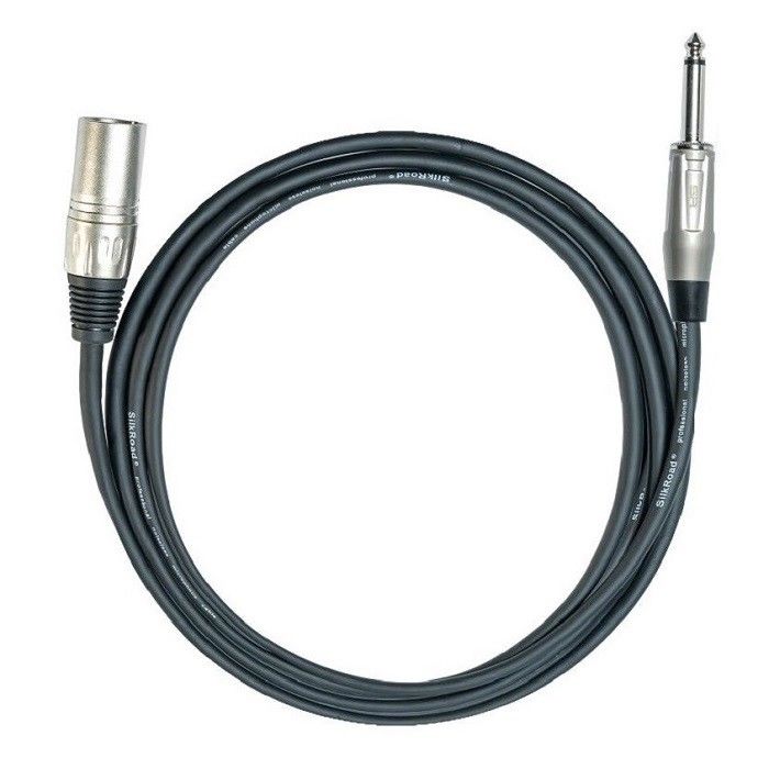 Awg22 XLR สายไมโครโฟน 6.35 มม 10 ฟุต XLR สายไมโครโฟน XLR ถึง 1/4