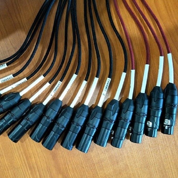 100 ฟุต 24 ช่องเสียง สงค์เคเบิล XLR ส่งบอร์ด สงค์เคเบิล XLR สปลิเตอร์เคเบิล