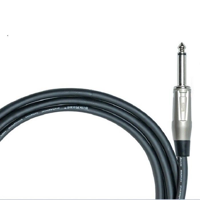 1/4 ถึง XLR สายไมโครโฟนหญิง สาย XLR สีดํา สายไมโครโฟน 10 ฟุต