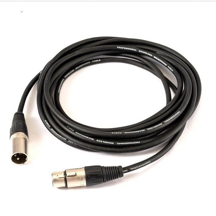 10 ฟุต XLR เพศชายไปยังสายไมโครโฟนหญิงสายไมโครโฟนสําหรับเครื่องผสม